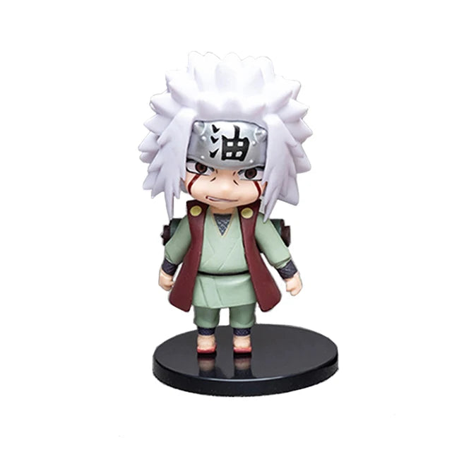 6 styles 9cm Anime Naruto Figures PVC Q Version Doll Gaara Kakashi Figure Room Decoration Anime Figure