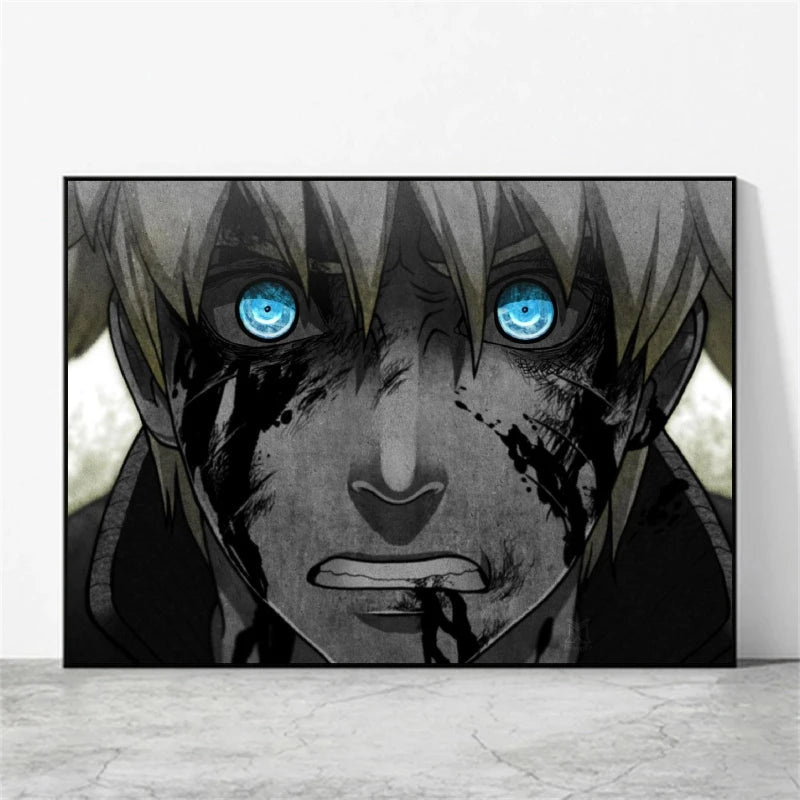 Print On Canvas Naruto High Quality Art Wall Decor Gifts Children's Bedroom Decor Modular Prints Poster Home Hanging