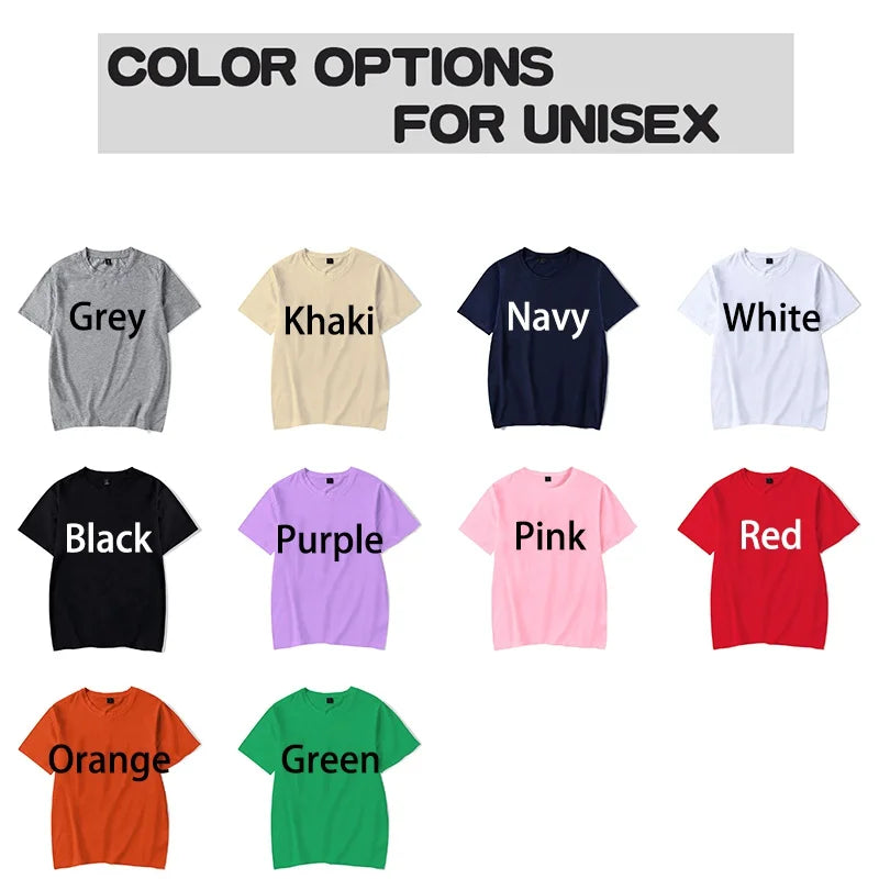 Japanese Anime T-shirt Men and Women Loose T-shirt Casual Streetwear Short Sleeve Shirt Tops