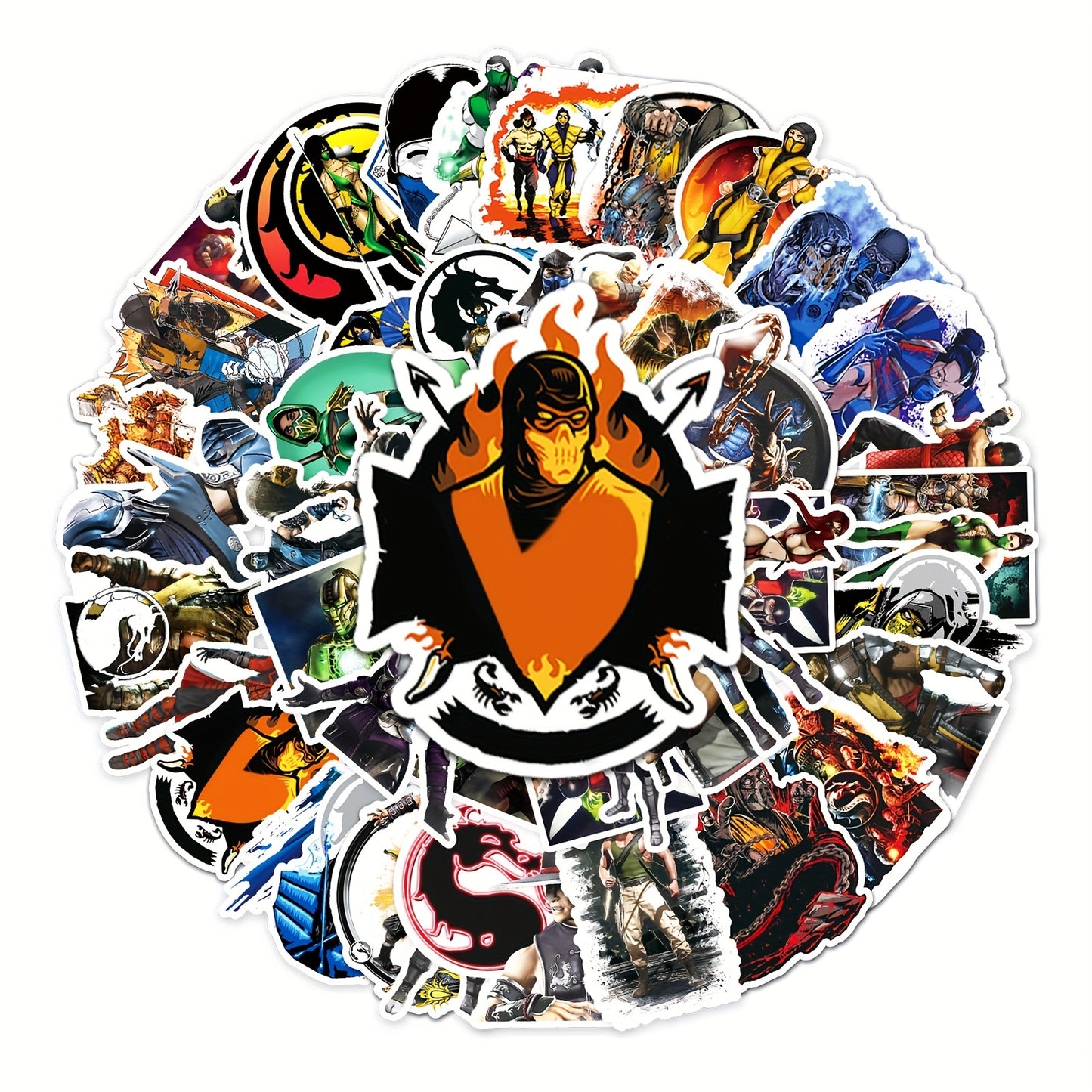 50pcs Vibrant Anime Doodle Stickers - Waterproof, DIY Friendly, and Removable Decorations for Personalizing Your Skateboard, Luggage, and More - Made of High-Quality Paper Material