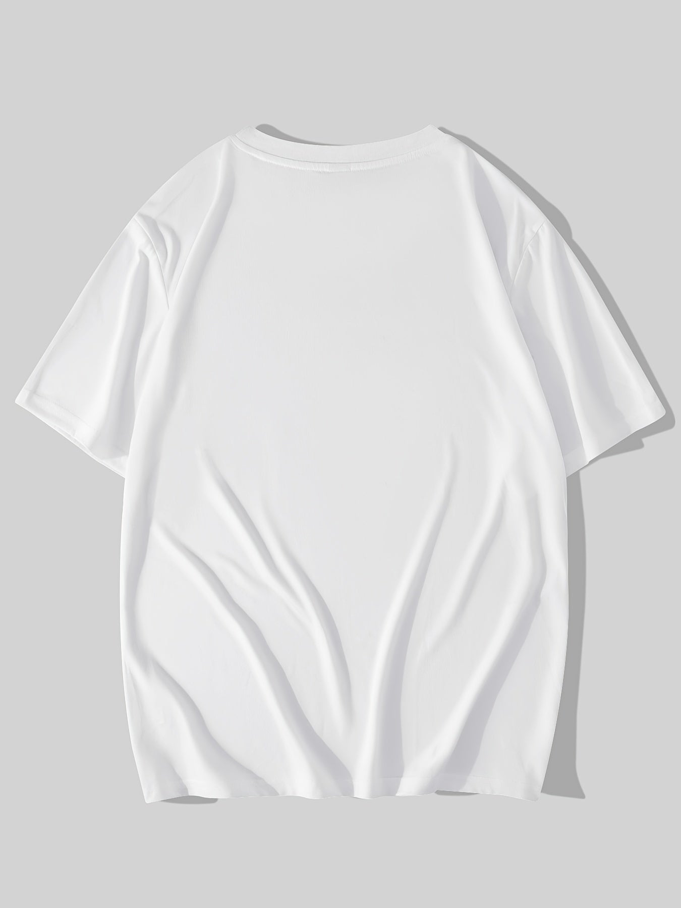 Anime Character & Japanese Letter Pattern Print Men's T-shirt, Graphic Tee Men's Summer Clothes, Men's Outfits