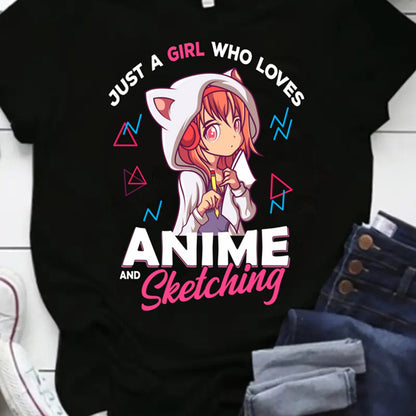 Anime Print Crew Neck T-Shirt, Casual Short Sleeve T-Shirt For Spring & Summer, Women's Clothing