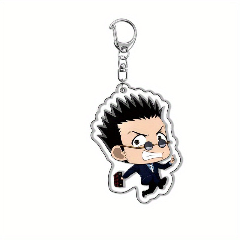 Japanese Cartoon Anime Keychain Acrylic Kawaii Cute Key Ring Purse Bag Backpack Car Key Charm Earbud Case Accessory Collectors Gift
