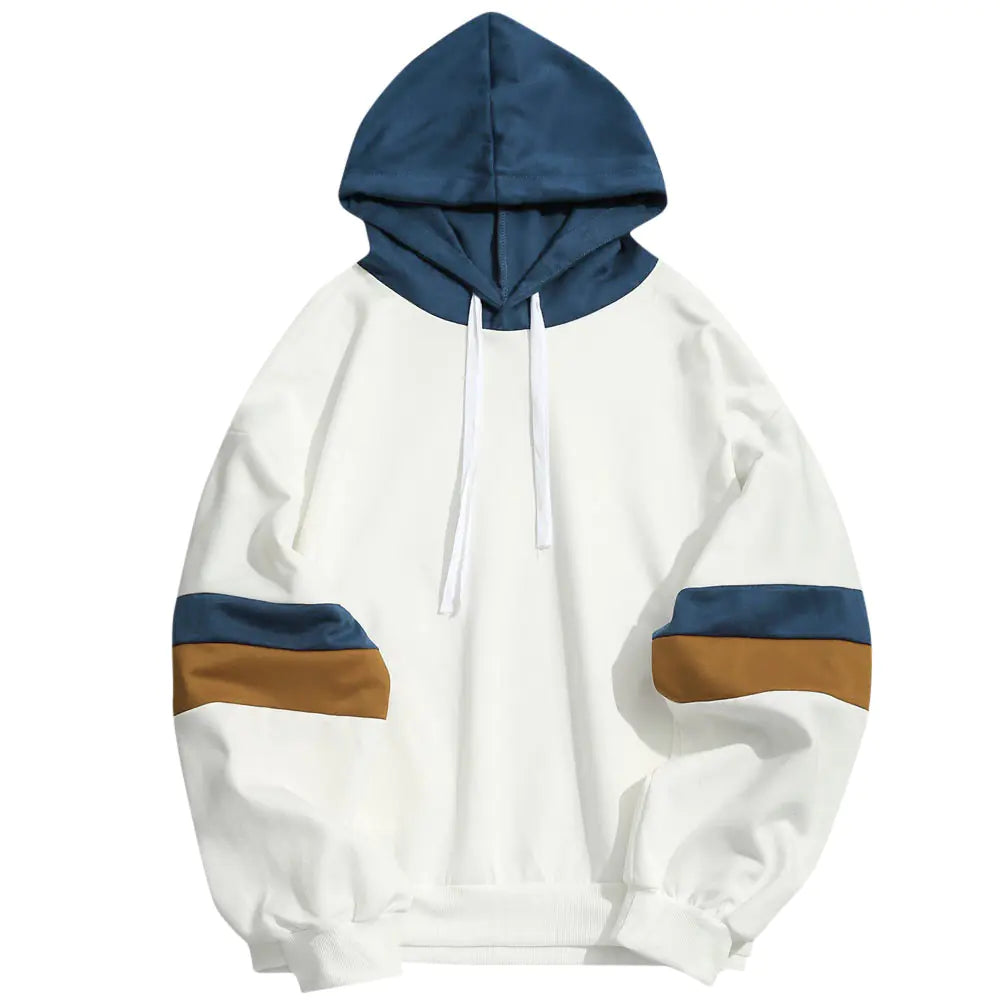 Spliced Double Bar Hoodie