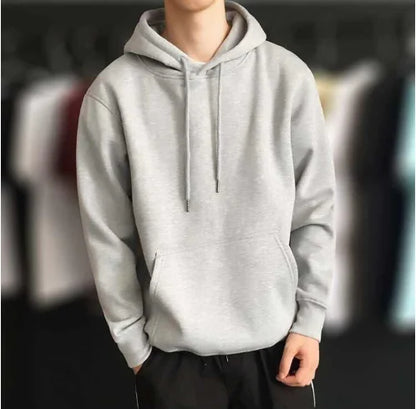 Men's Fleece Hoodie, Thick Pullover Sweatshirt