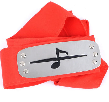 Akatsuki Kakashi Konoha Headband Cosplay Costumes Accessories Itachi Akatsuki Armband Toys Props Anime Figure Model Gift