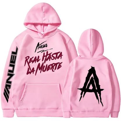 Autumn Fleece Men's Hoodies with Anuel AA Print