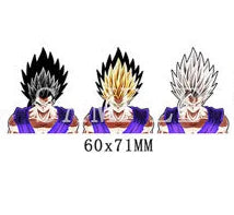 1 Piece Anime Naruto Dragon Ball Z Goku/Vegeta Magic Motion Small Stickers Waterproof Decals for Phone,cup,laptop Etcs Toy Gifts