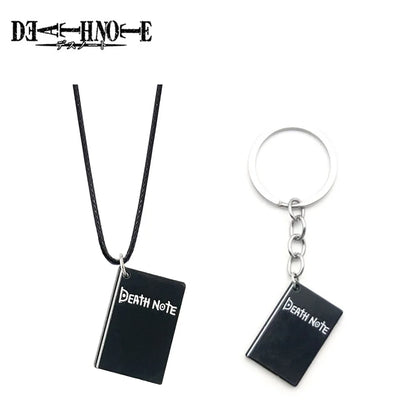 Anime Death Note Keychain Black Notebook  Pendant Key Chain Cospaly Accessories Keyring for Women Men Jewelry Gifts