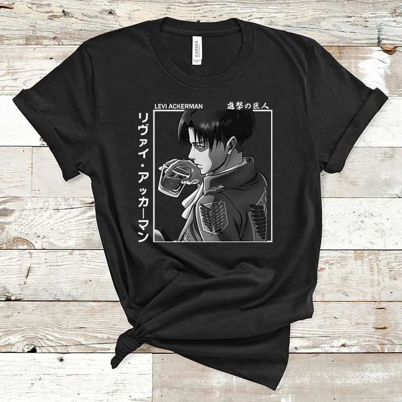 Japanese Anime T-shirt Men and Women Loose T-shirt Casual Streetwear Short Sleeve Shirt Tops