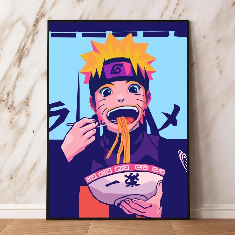 Print On Canvas Naruto High Quality Art Wall Decor Gifts Children's Bedroom Decor Modular Prints Poster Home Hanging