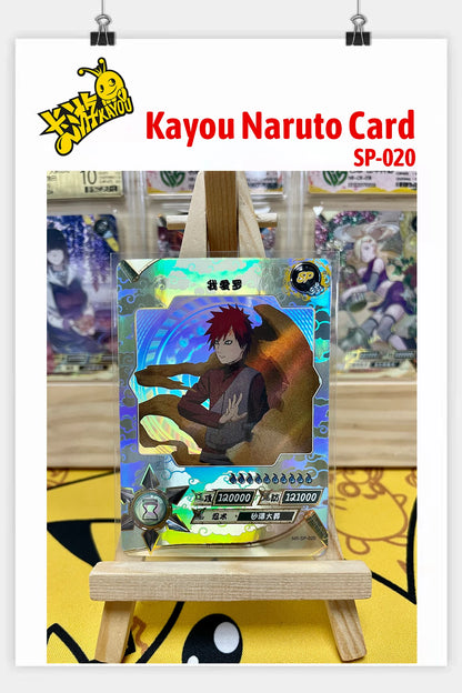 Kayou Genuine Anime Naruto Card SP Full Series No.001-040 Gaara Uzumaki Naruto Namikaze Minato Rare Collection Card Toy Gift