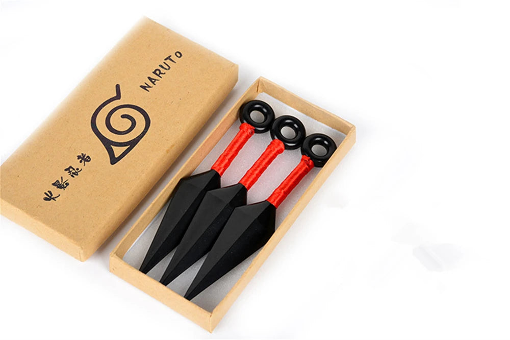 Anime Akatsuki Hatake Kakashi Shuriken Uchiha Itachi Cosplay Accessories Props Plastic Collection Toys Halloween Gifts