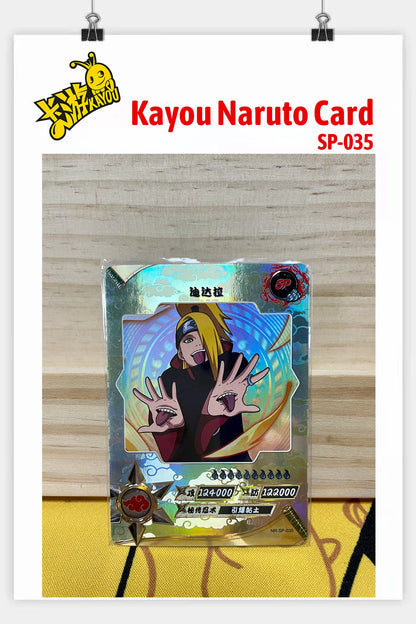 Kayou Genuine Anime Naruto Card SP Full Series No.001-040 Gaara Uzumaki Naruto Namikaze Minato Rare Collection Card Toy Gift