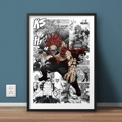 My Hero Academia Canvas Poster  Anime Wall Art for Living  Kids Room Decor