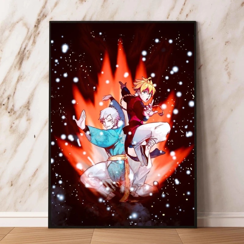 Print On Canvas Naruto High Quality Art Wall Decor Gifts Children's Bedroom Decor Modular Prints Poster Home Hanging