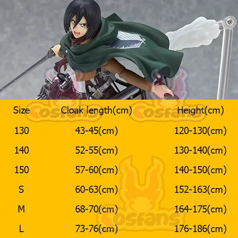 Anime Attack on Titan Survey Cloak Shingeki No Kyojin Cape Scout Legion Cosplay Costume Green Cos Shawl Mantle Men Women Clothes