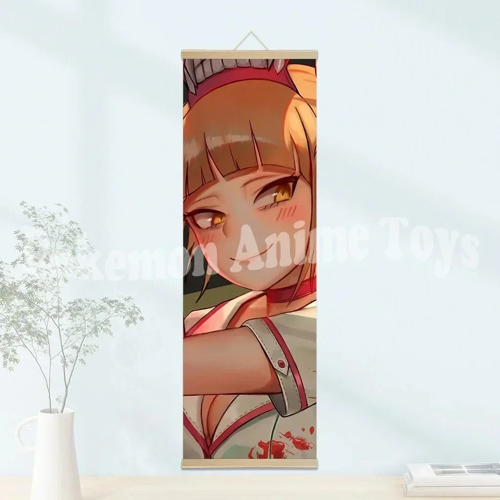 My Hero Academia Poster: Hanging Scroll, HD Quality Wall Art, Retro Posters for Home Room Wall Decoration