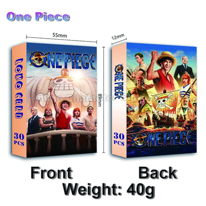 LOMO Card 30Pcs/Set Anime Sailor Moon One Piece Naruto JOJO SAO Cards Photocards Hobby Game Collection Toys For Children Gifts