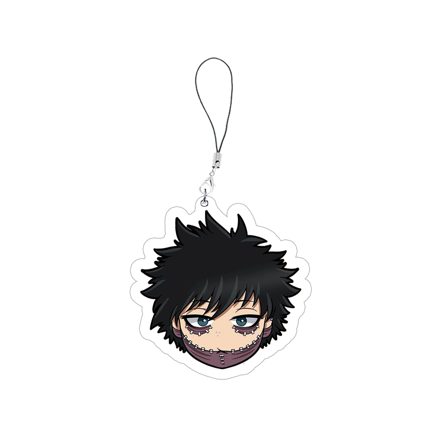 Anime My Hero Academia Phone Charm Keychain Acrylic My Hero Academia Small Mobile Phone Chain Key Rin Accessories Fans Gifts