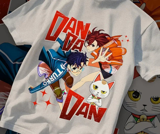 Dandadan Anime T-Shirt Trendy Japanese Streetwear Graphic Tee Perfect Gift for Anime Fans All Size Graphic T Shirts  Oversized