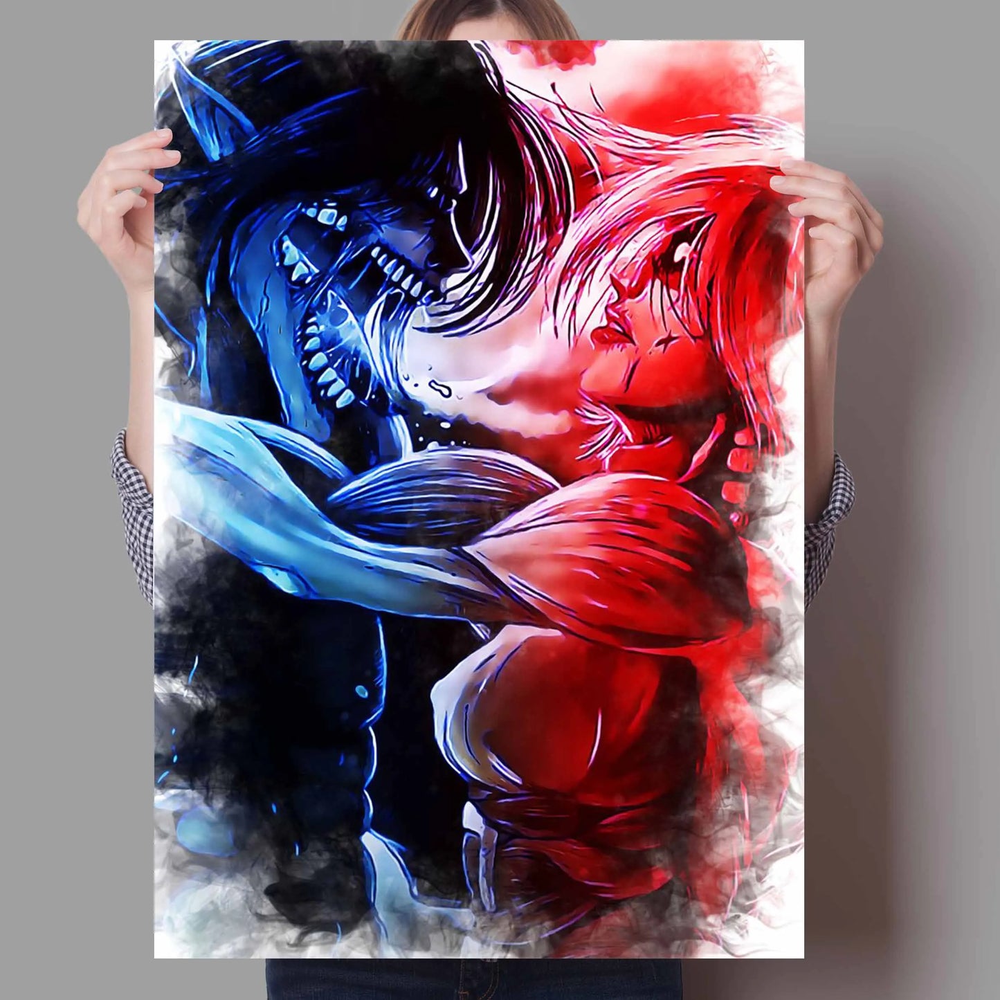 Anime Attack On Titan Canvas Poster  Artistic Wall Decor for Bedroom Living Room Perfect Quality Home Decoration