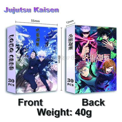 LOMO Card 30Pcs/Set Anime Sailor Moon One Piece Naruto JOJO SAO Cards Photocards Hobby Game Collection Toys For Children Gifts