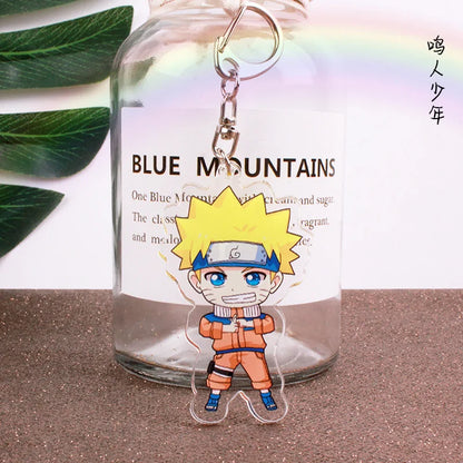 Anime Tobi Uchiha Obito Itachi Madara Uzumaki Hatake Kakashi Hyuga Hinata Deidara Acrylic Keychains Pendants Figure Toys Gifts
