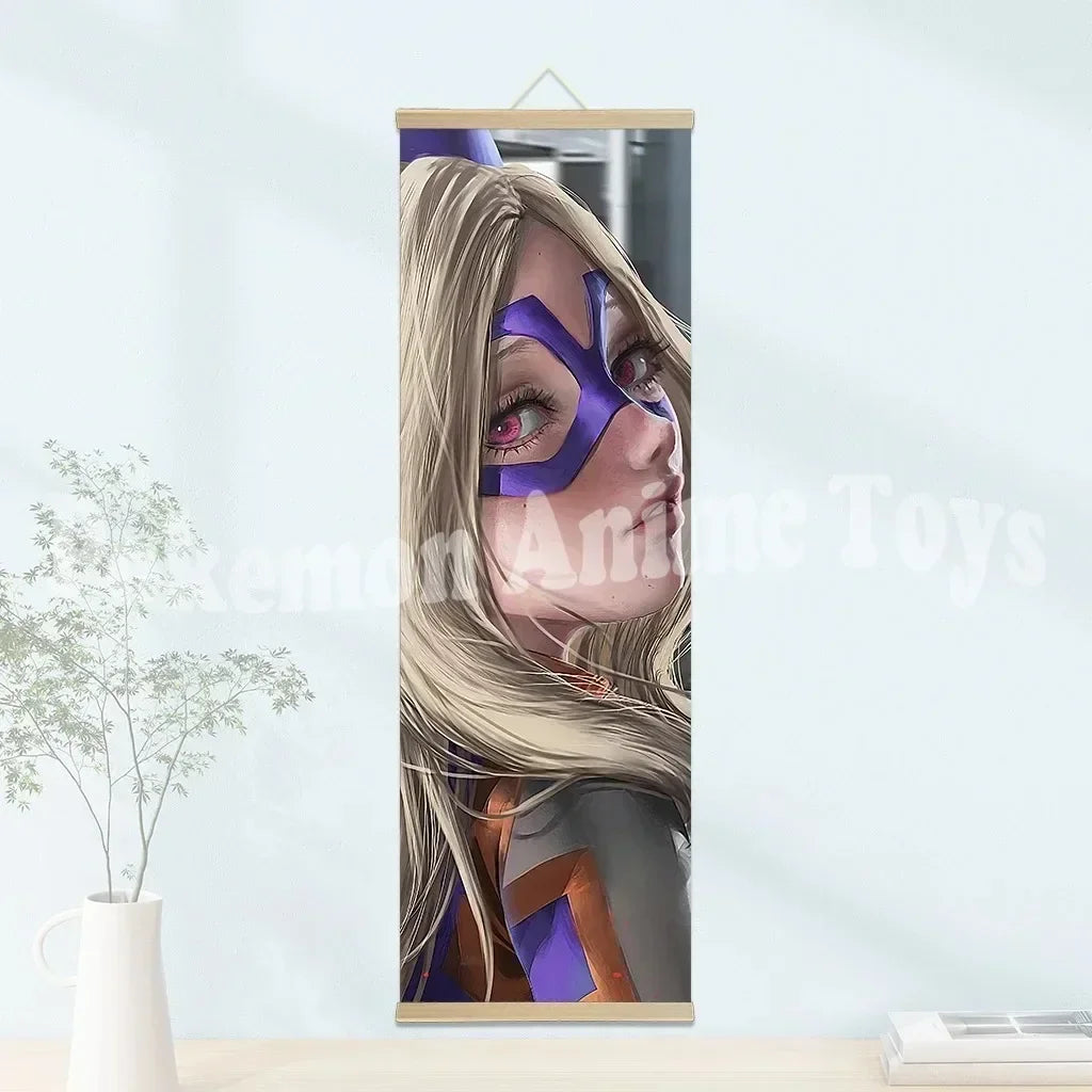 My Hero Academia Poster: Hanging Scroll, HD Quality Wall Art, Retro Posters for Home Room Wall Decoration