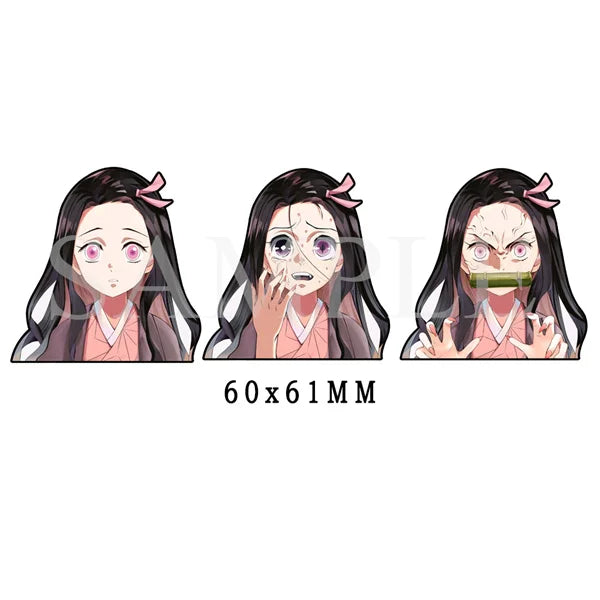 1 Piece Anime Naruto Dragon Ball Z Goku/Vegeta Magic Motion Small Stickers Waterproof Decals for Phone,cup,laptop Etcs Toy Gifts