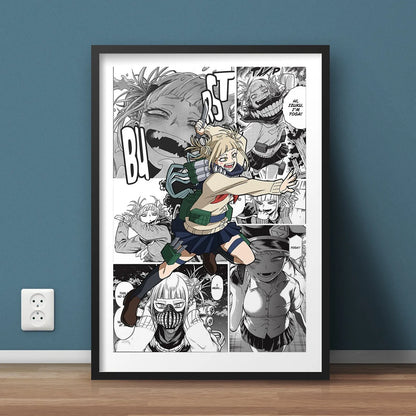My Hero Academia Canvas Poster  Anime Wall Art for Living  Kids Room Decor