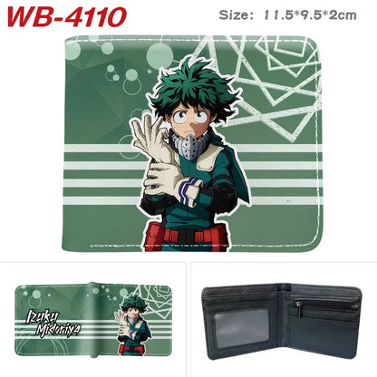My Hero Academia Cartoon Short Wallet Anime Coin Purse with Card Holder