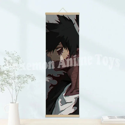 My Hero Academia Poster: Hanging Scroll, HD Quality Wall Art, Retro Posters for Home Room Wall Decoration