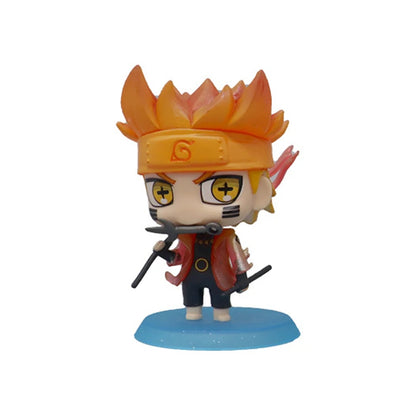 Hot Anime Naruto Action Figure Naruto Sasuke Kakashi Itachi Model Toys Desktop Ornament Decoration Gift Boy Girl Figure Toy