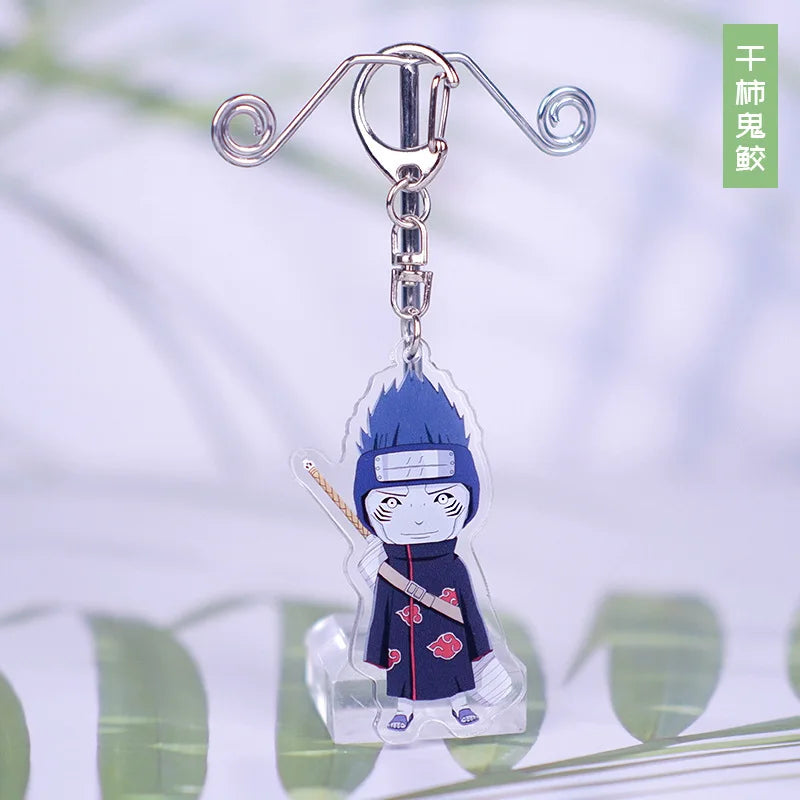 Anime Tobi Uchiha Obito Itachi Madara Uzumaki Hatake Kakashi Hyuga Hinata Deidara Acrylic Keychains Pendants Figure Toys Gifts