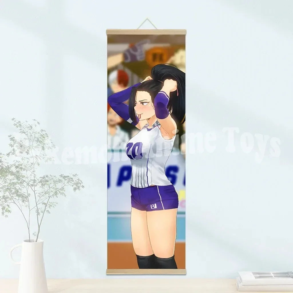 My Hero Academia Poster: Hanging Scroll, HD Quality Wall Art, Retro Posters for Home Room Wall Decoration