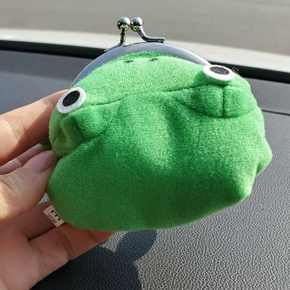 Bandai Anime Frog Wallet Coin Purse Key Chain Cute Novelty Adorable Cartoon Cosplay Figure Bag Accessories Gifts