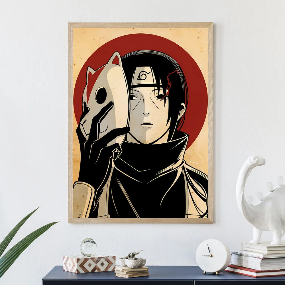Print On Canvas Naruto High Quality Art Wall Decor Gifts Children's Bedroom Decor Modular Prints Poster Home Hanging