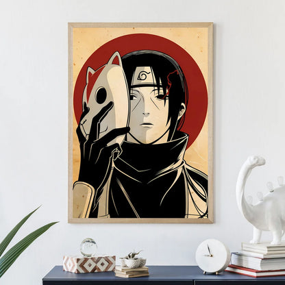 Print On Canvas Naruto High Quality Art Wall Decor Gifts Children's Bedroom Decor Modular Prints Poster Home Hanging