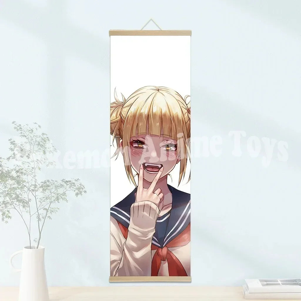 My Hero Academia Poster: Hanging Scroll, HD Quality Wall Art, Retro Posters for Home Room Wall Decoration