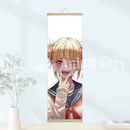 My Hero Academia Poster: Hanging Scroll, HD Quality Wall Art, Retro Posters for Home Room Wall Decoration