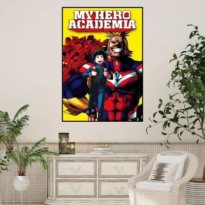 Anime My Hero Academia Poster Prints Wall Sticker Painting Bedroom Living Room Decoration Office Home