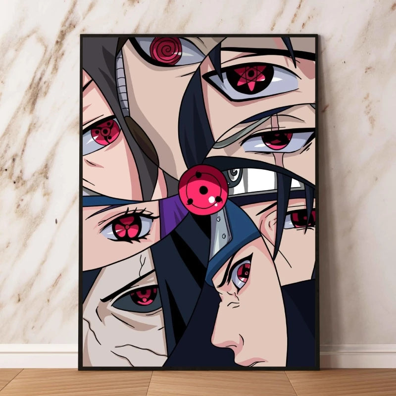 Print On Canvas Naruto High Quality Art Wall Decor Gifts Children's Bedroom Decor Modular Prints Poster Home Hanging