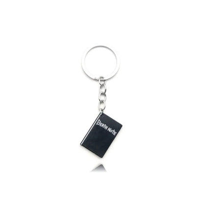 Anime Death Note Keychain Black Notebook  Pendant Key Chain Cospaly Accessories Keyring for Women Men Jewelry Gifts