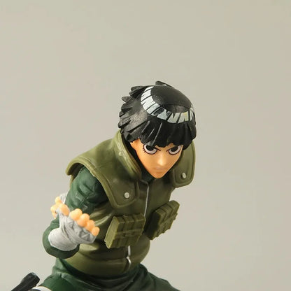 15CM Anime Naruto: Shippūden Rock Lee Naruto Fighting Stance Model Toy Gift Action Figure Famous Battle Scenes