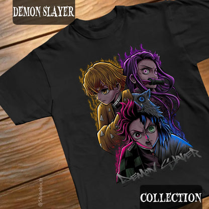 Japanese Hot Blooded Anime T-shirt Men Women Kokushibo Graphic Oversized Y2k Harajuku High Quality T-shirt Female Male Clothing