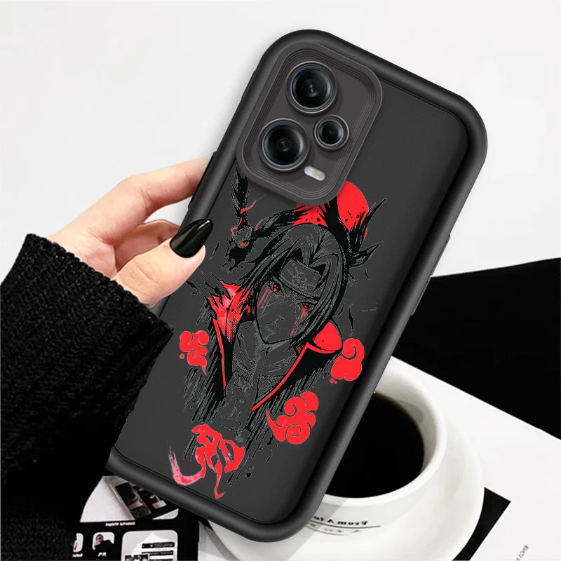 Anime Naruto Fashion Cool Cute Eye Ladder For Xiaomi Redmi Note 13 12 12C 11 11S 10 10C 10A 9C 9A Pro 5G TPU Phone Case
