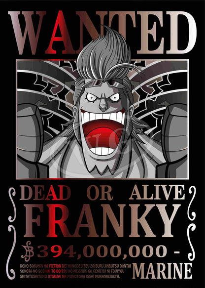 One Piece Pastable Canvas Painting Anime Figure Luffy All Characters WANTED HD Print Picture for Bedroom Wall Decoration Poster