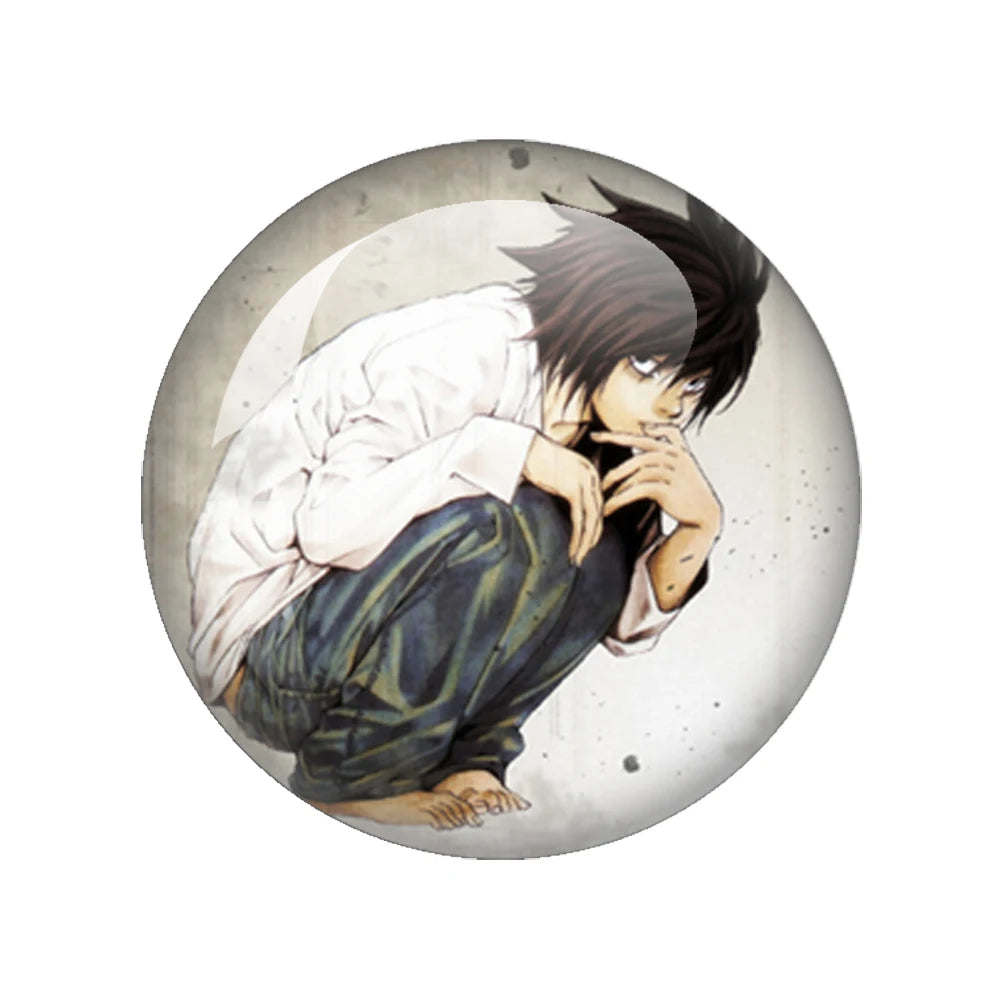 Death Note Sign Photo 12mm-40mm Anime Photo Glass Cabochon Demo Flat Back Making Findings Jewelry Findings