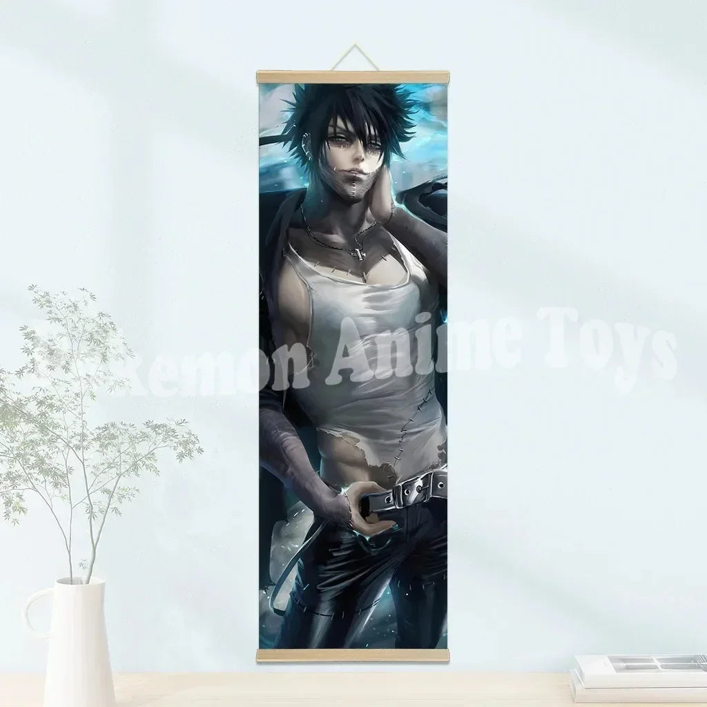 My Hero Academia Poster: Hanging Scroll, HD Quality Wall Art, Retro Posters for Home Room Wall Decoration